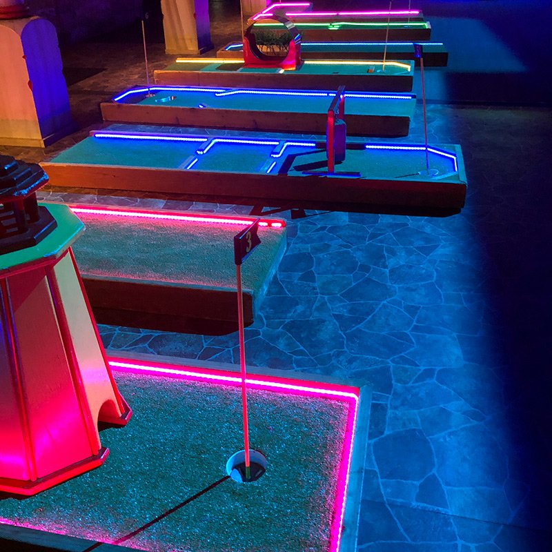 Gold LED Miniature Hole