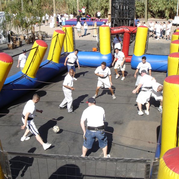 Human Foosball - Soccer Game