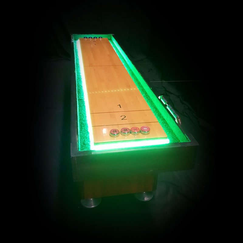 LED Shuffleboard Table - 9 ft