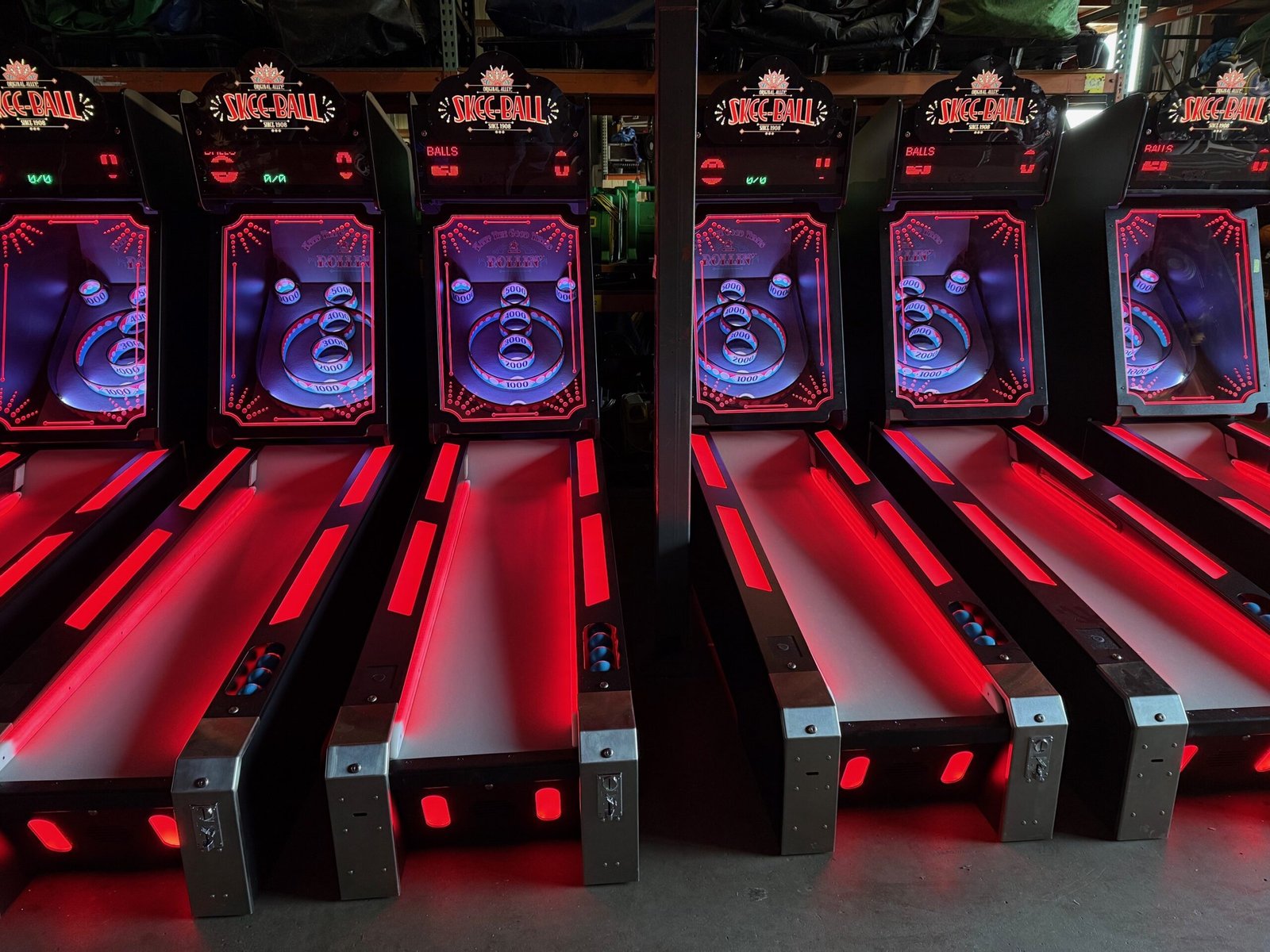 LED Skeeball Lane