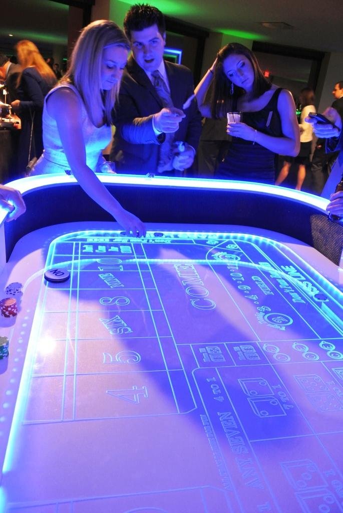 LED Craps Table
