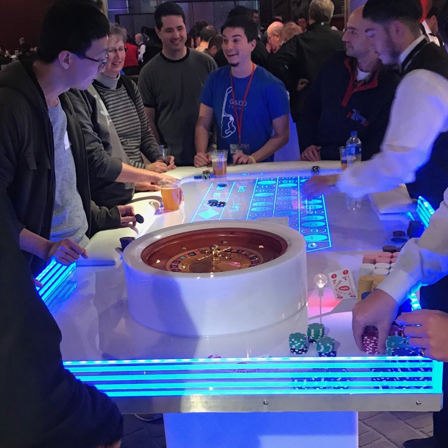 LED Roulette Table