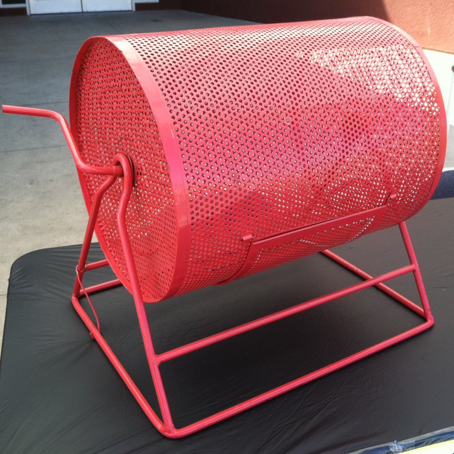Red Raffle Drum