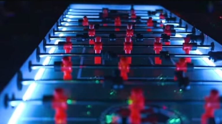 LED Foosball Table - 8 Players