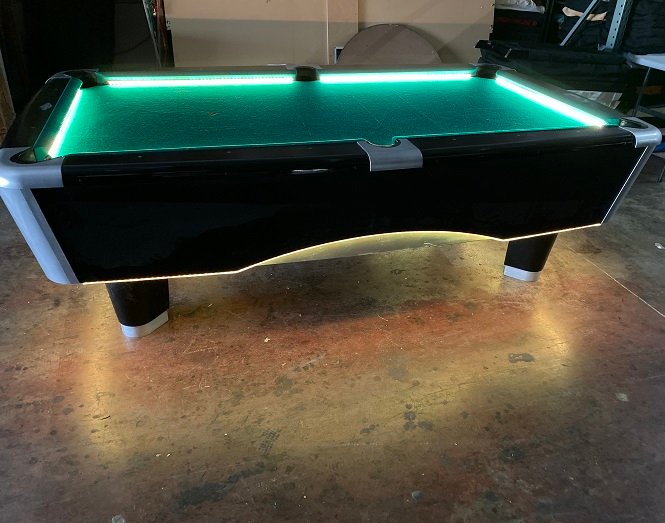 LED Pool Table - Slate Bar