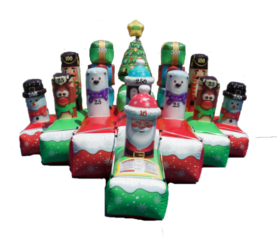 Christmas Hula Hoop Toss Game