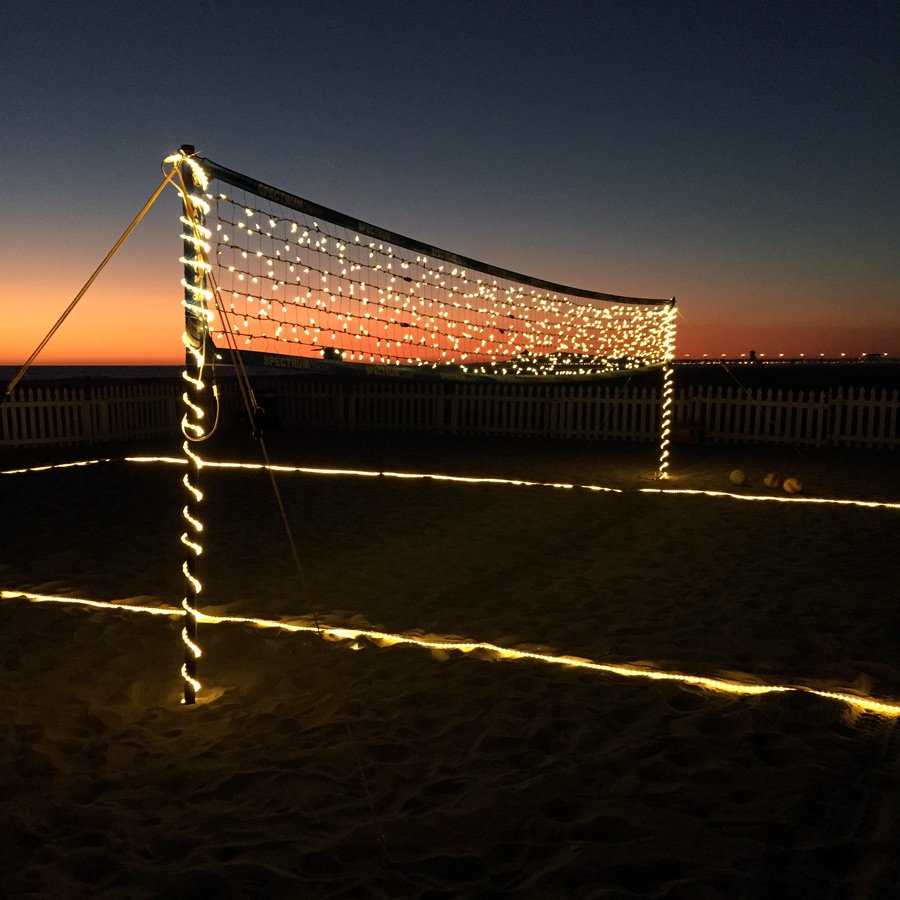 Volleybal Court - LED Lights