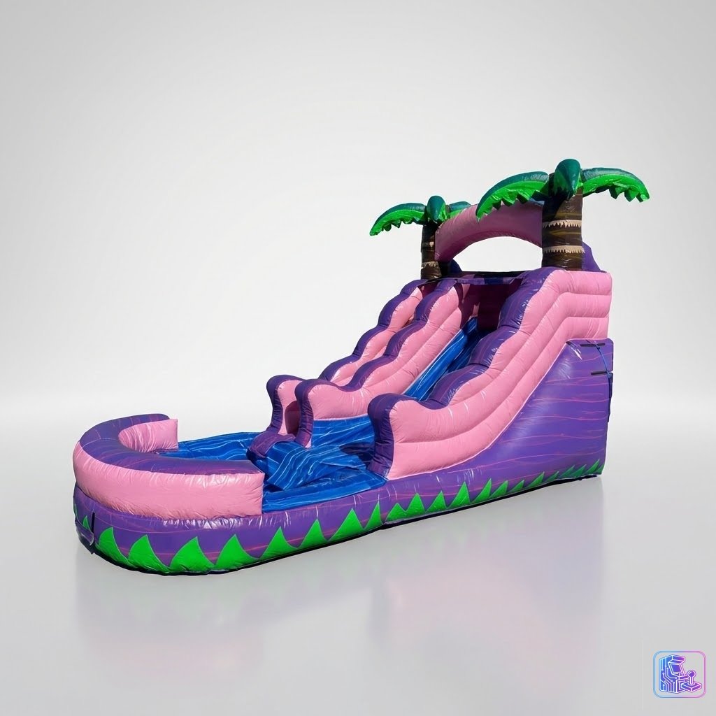 Water Slide - Pink Glitter