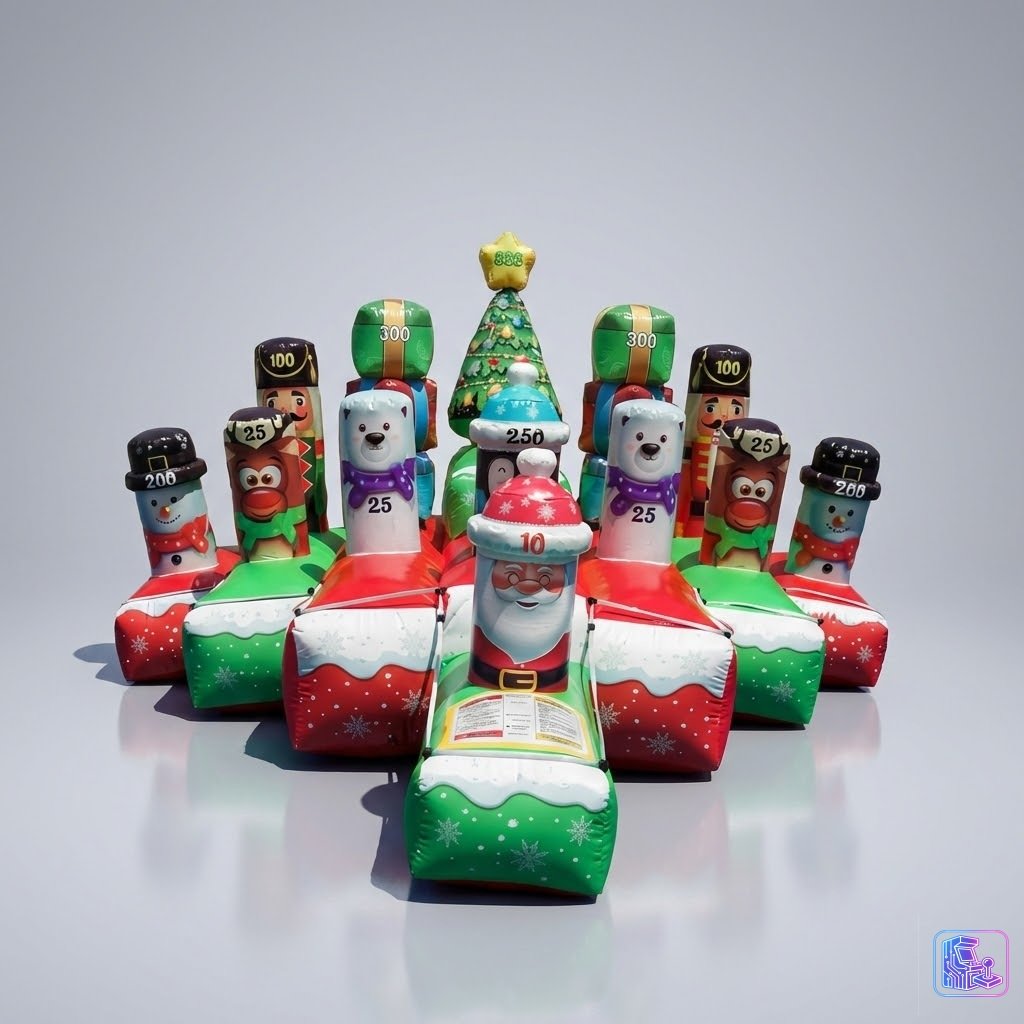 Christmas Hula Hoop Toss Game