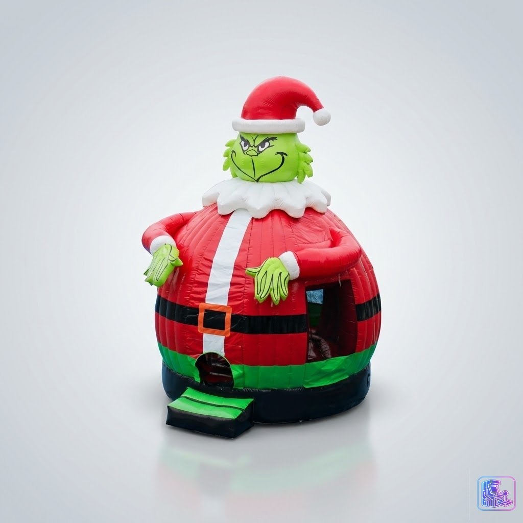 Jumper - Green Santa 3D