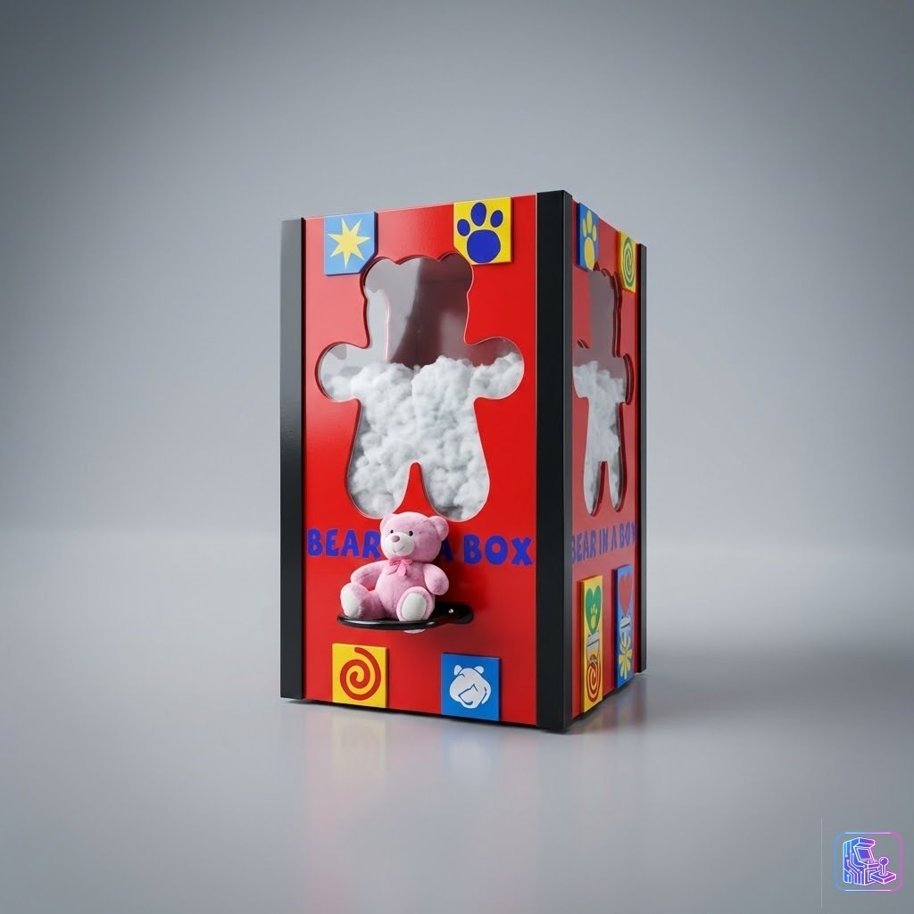 Huggable Snuggable Bear-Building Station