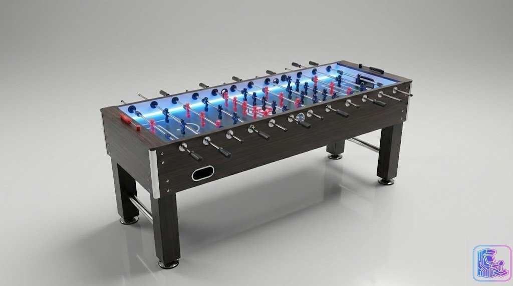 LED Foosball Table - 8 Players