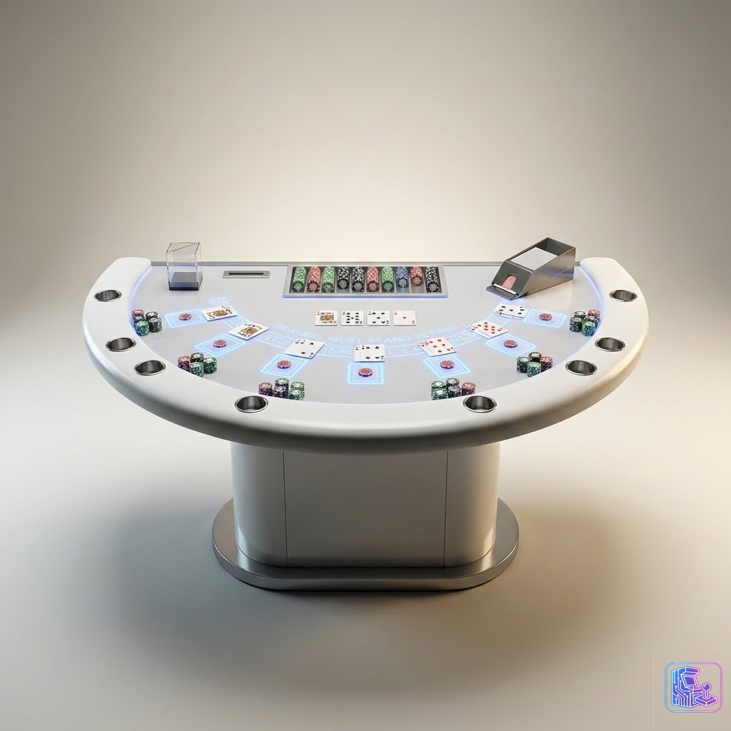 LED Blackjack Table