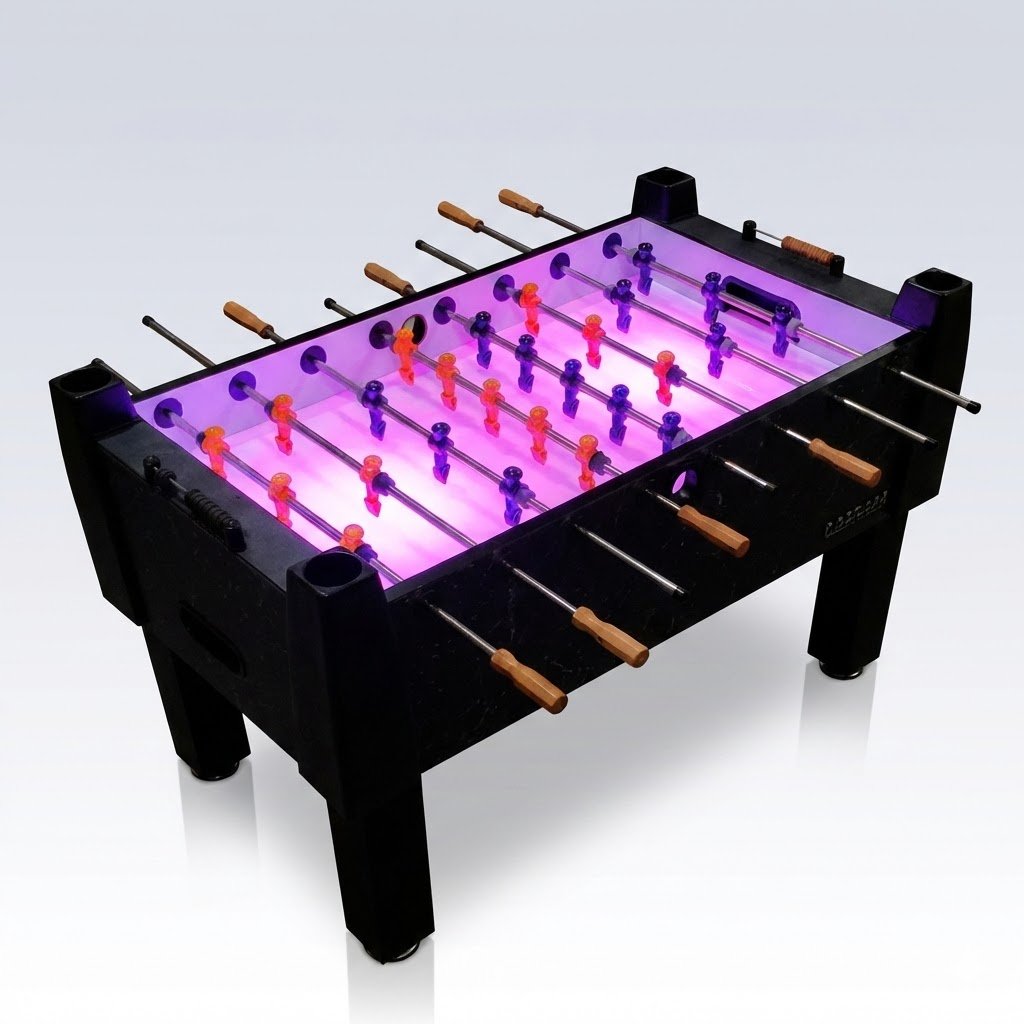 LED Foosball Table - 4 Players