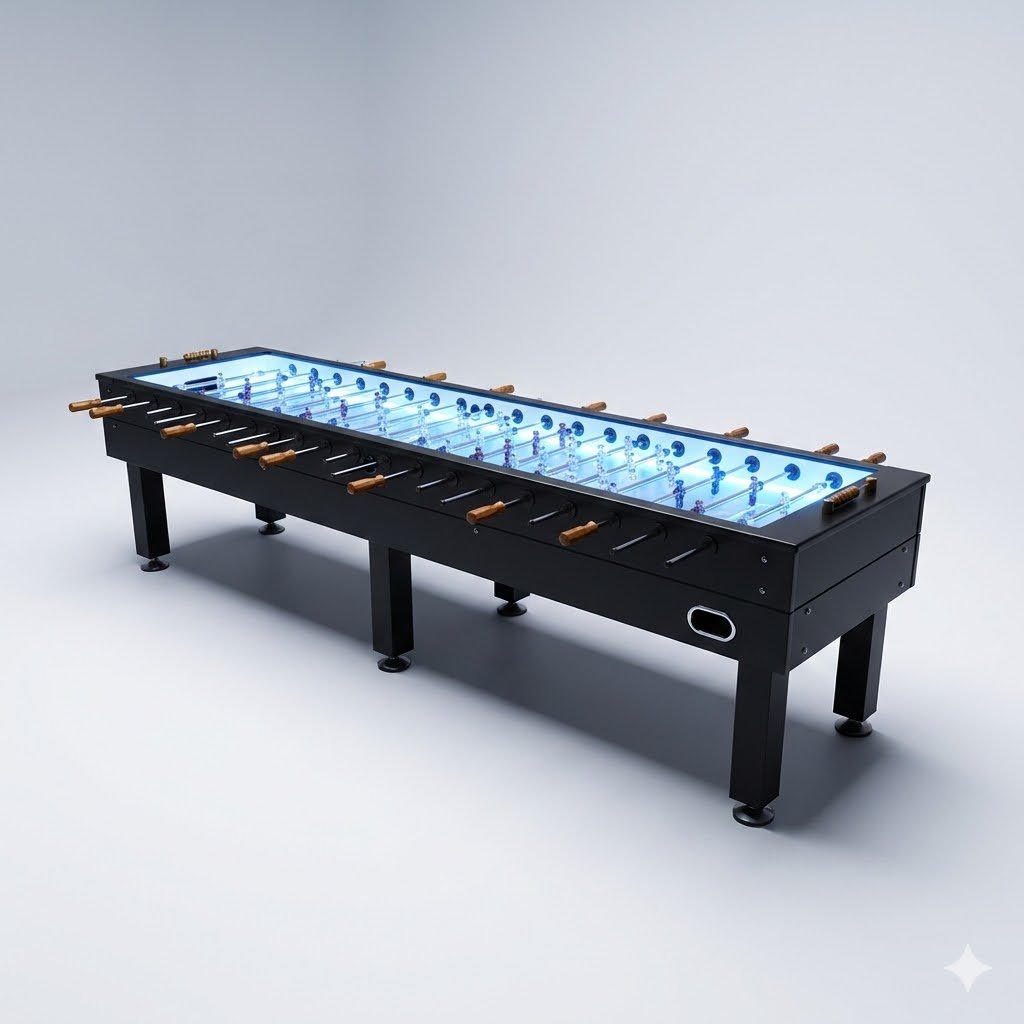 LED Foosball Table - 12 Players