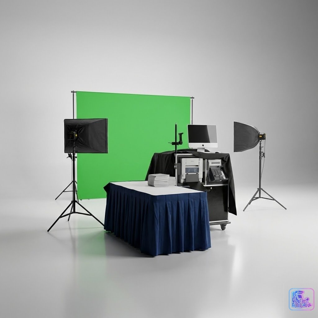 Green Screen System and Backdrops