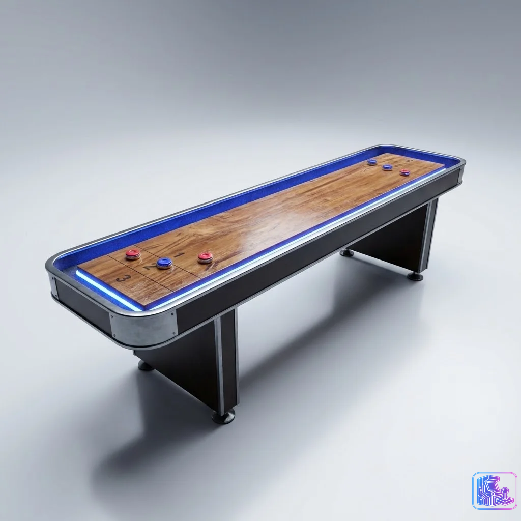 LED Shuffleboard Table - 14 ft