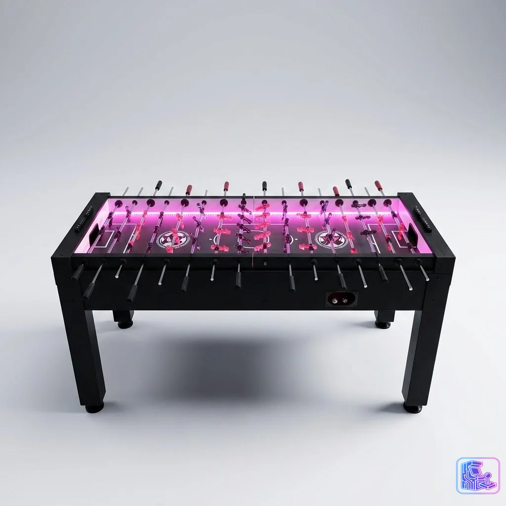 LED Foosball Table - 8 Players