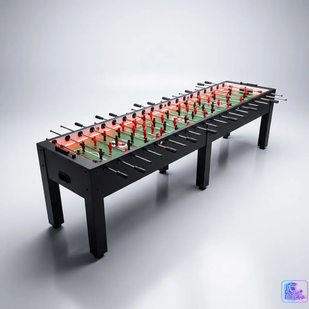 LED Foosball Table - 16 Players