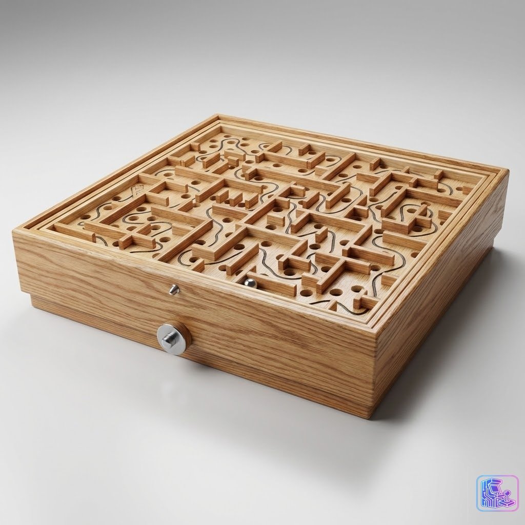 Giant Wooden Labyrinth Game