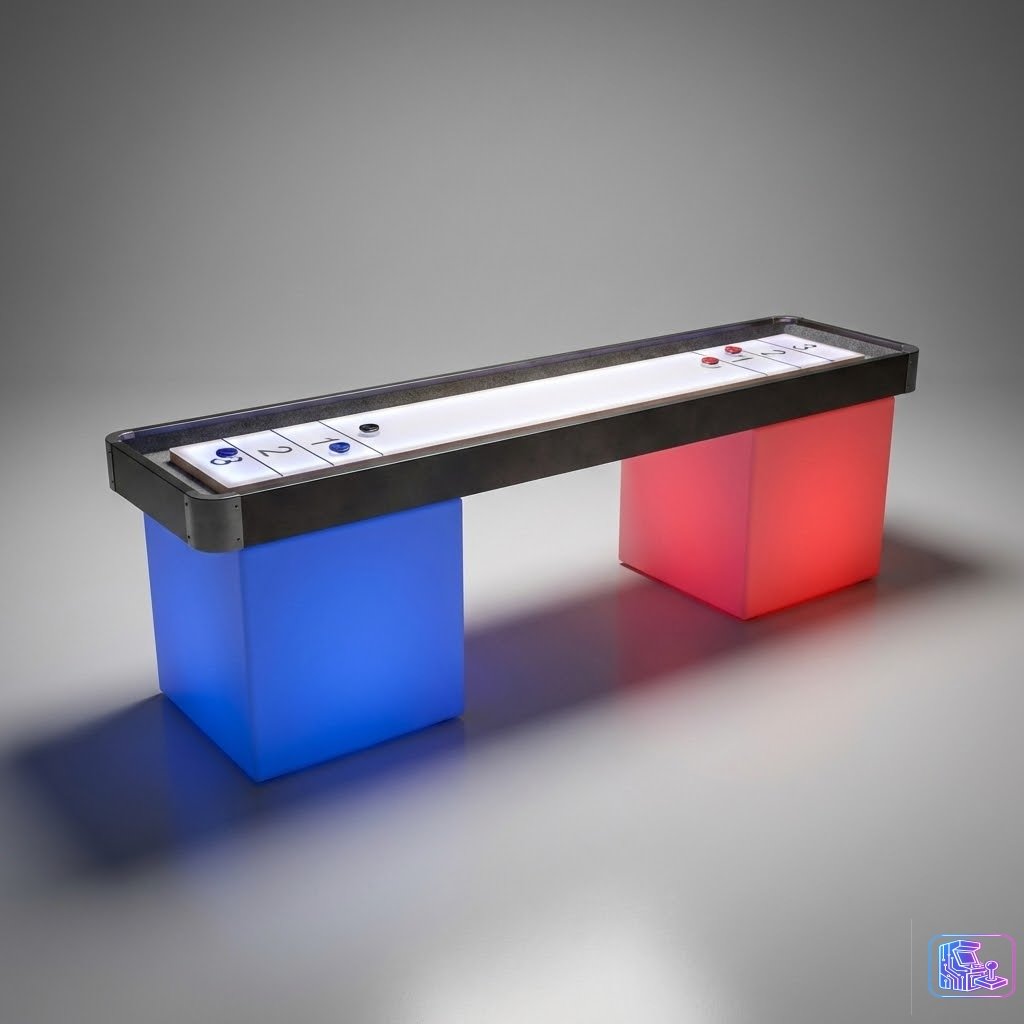 LED Shuffleboard Table - 14 ft