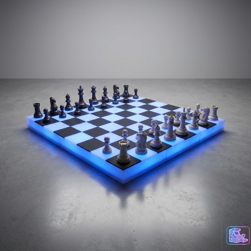 Glowing Giant Chess